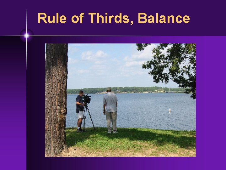 Rule of Thirds, Balance 