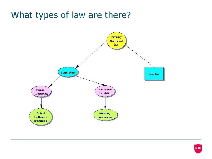 What types of law are there? 