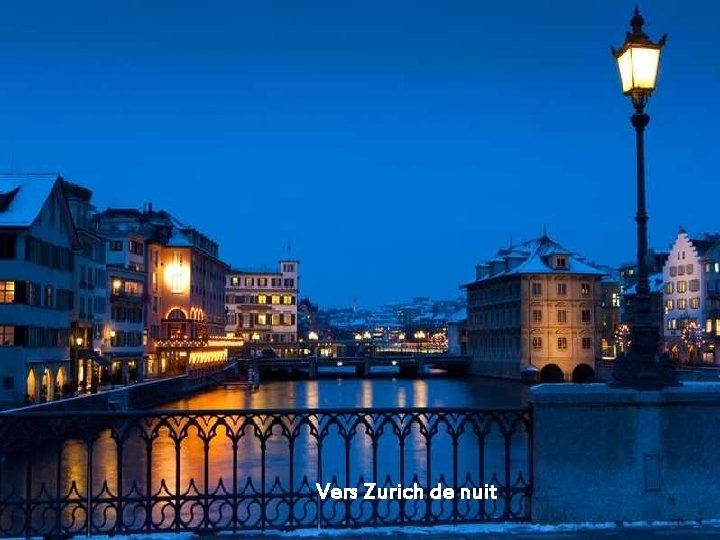 Vers Zurich de nuit 