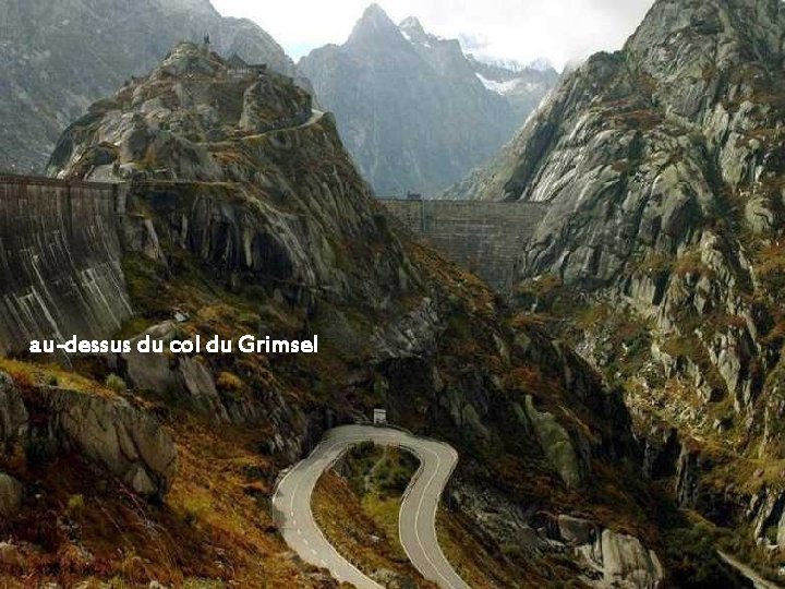 au-dessus du col du Grimsel 