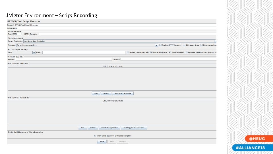 JMeter Environment – Script Recording 
