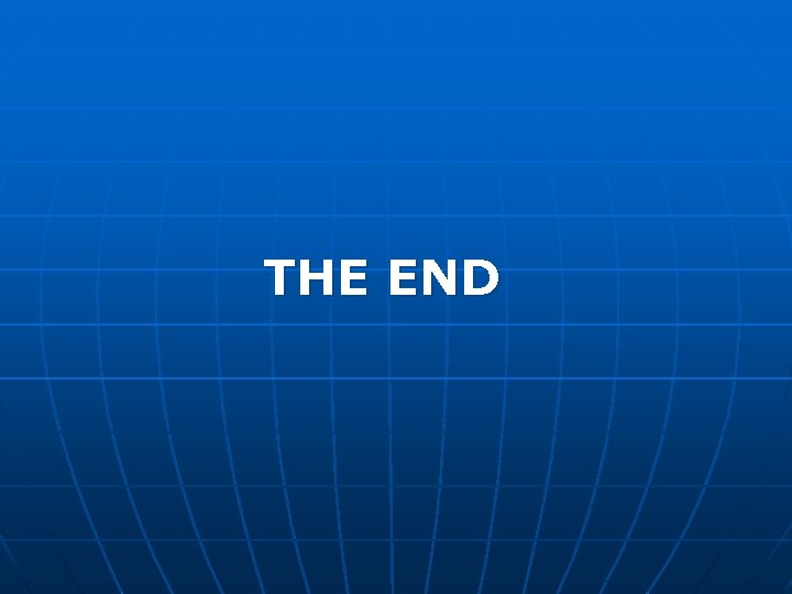 THE END 