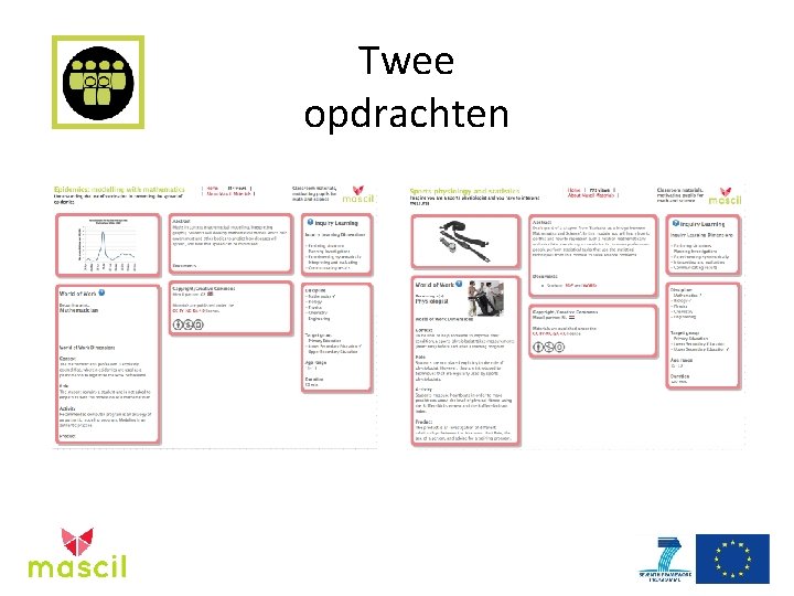 Twee opdrachten 