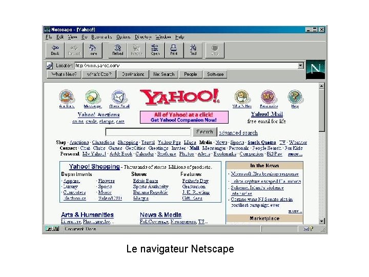Le navigateur Netscape 