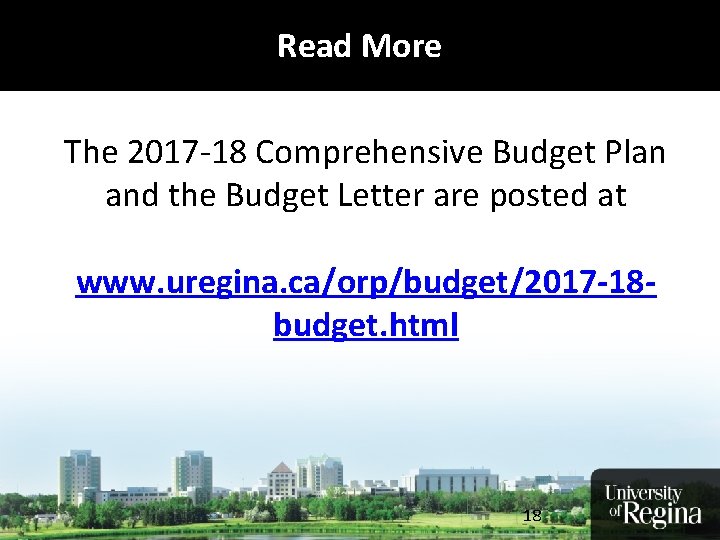 Read. More. Money More Grads Earning The 2017 -18 Comprehensive Budget Plan and the