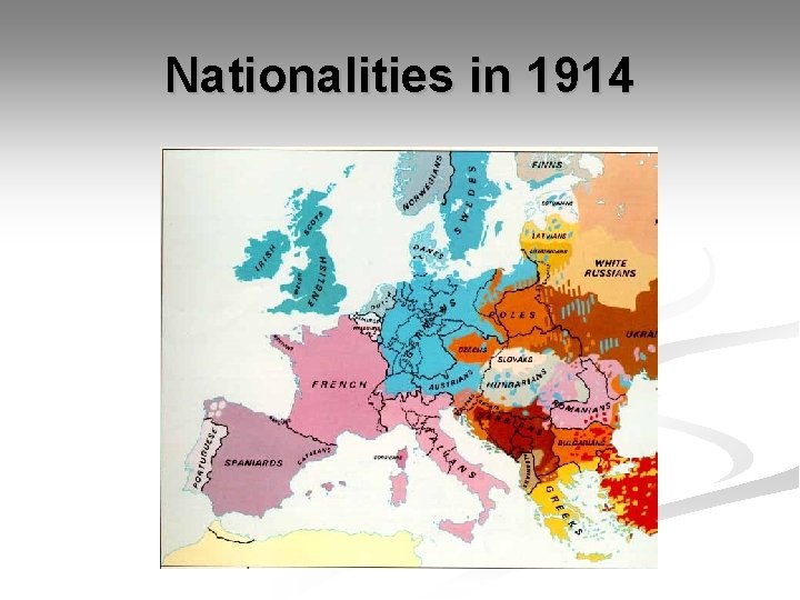 Nationalities in 1914 