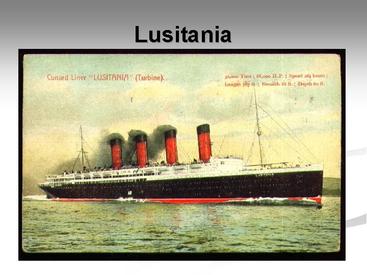 Lusitania 