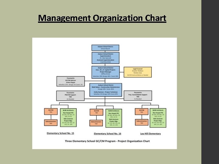 Management Organization Chart 