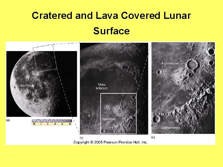 Cratered and Lava Covered Lunar Surface 