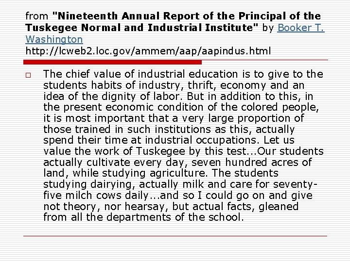 from "Nineteenth Annual Report of the Principal of the Tuskegee Normal and Industrial Institute"