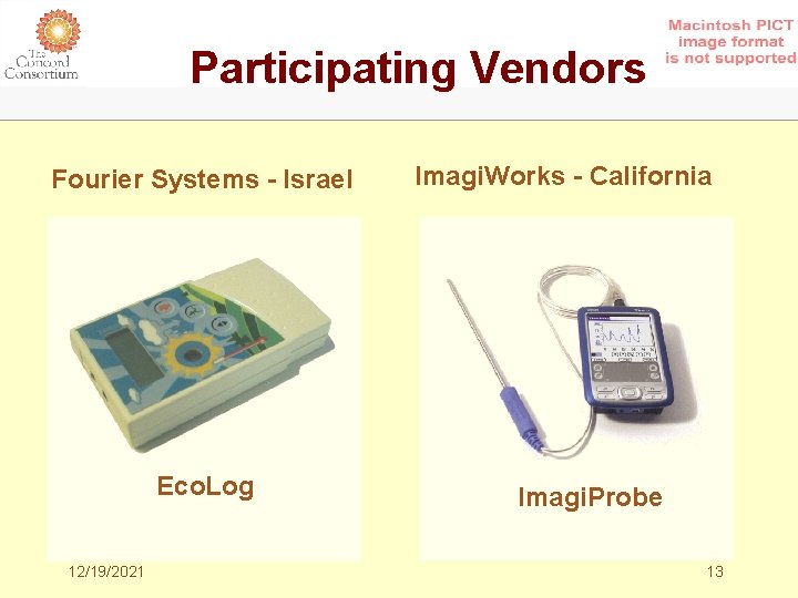 Participating Vendors Fourier Systems - Israel Eco. Log 12/19/2021 Imagi. Works - California Imagi.