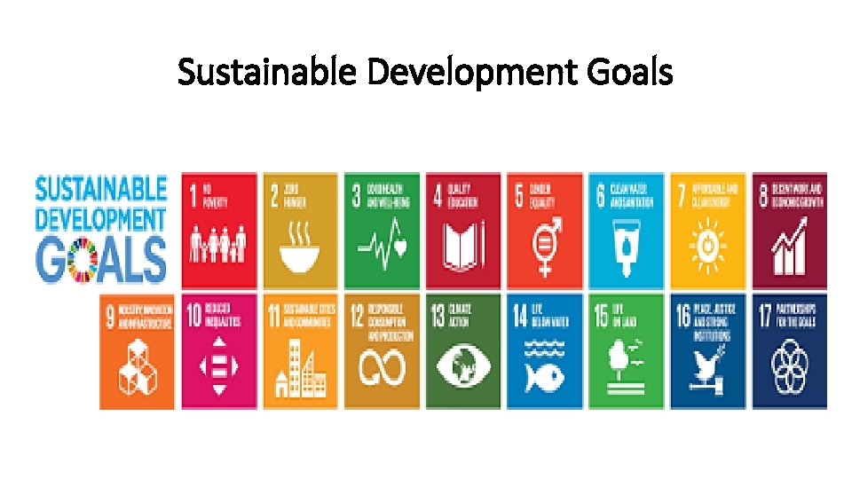 Sustainable Development Goals 