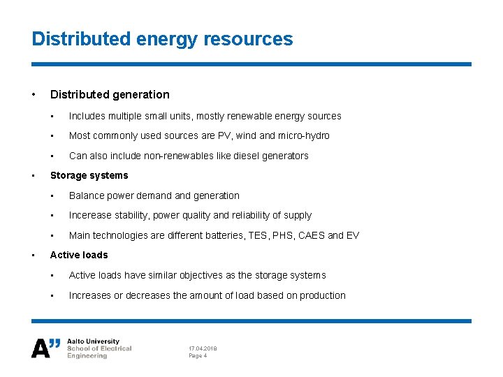 ELECE 8423 Smart Grid Technical solutions in Micro