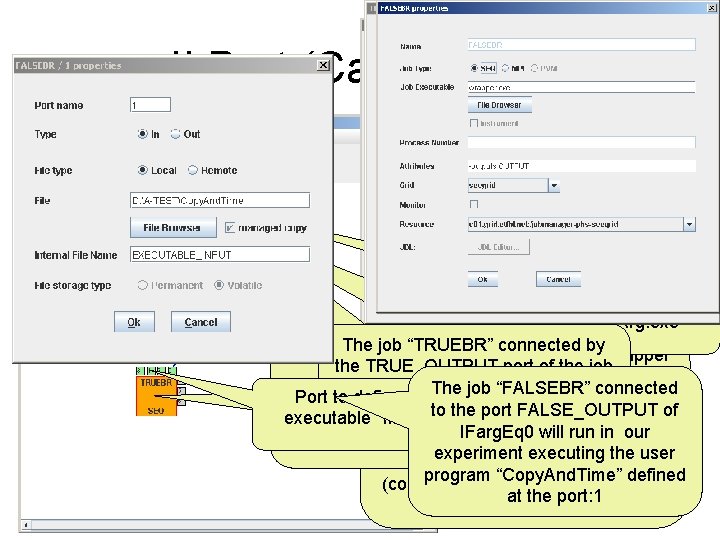 II Part (Case study) Input port definition to upload the executable “exit. With. Arg.