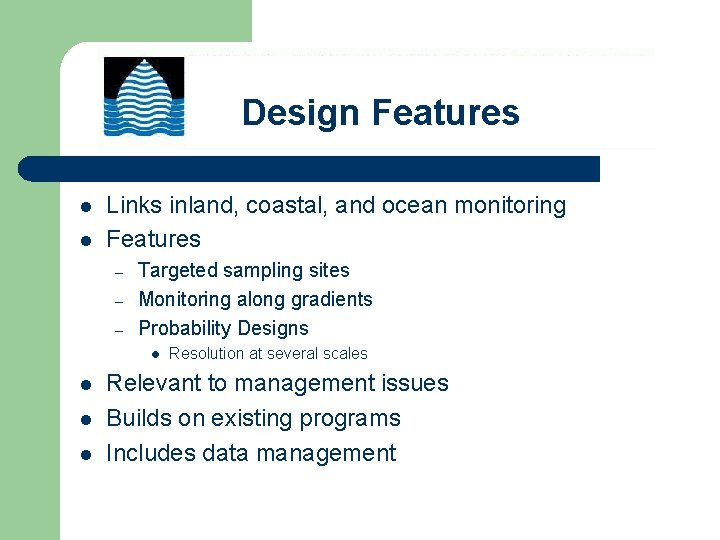 The National Water Quality Monitoring Network for U