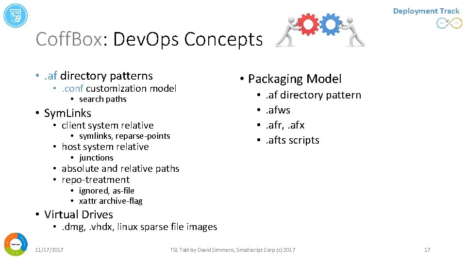 Deployment Track Coff. Box: Dev. Ops Concepts • . af directory patterns • .