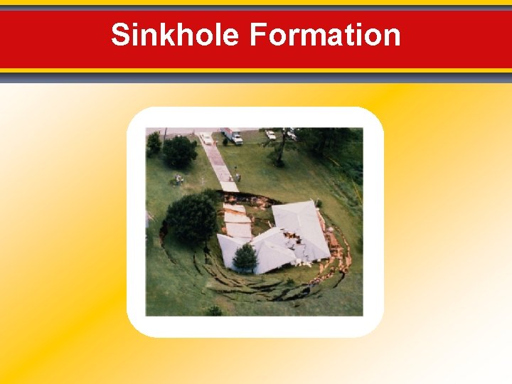 Sinkhole Formation 