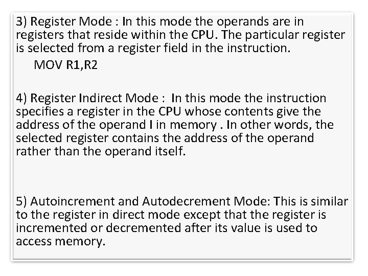 Central Processing Unit Introduction General register organisation Stack
