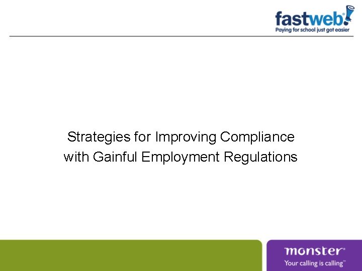 Strategies for Improving Compliance with Gainful Employment Regulations 