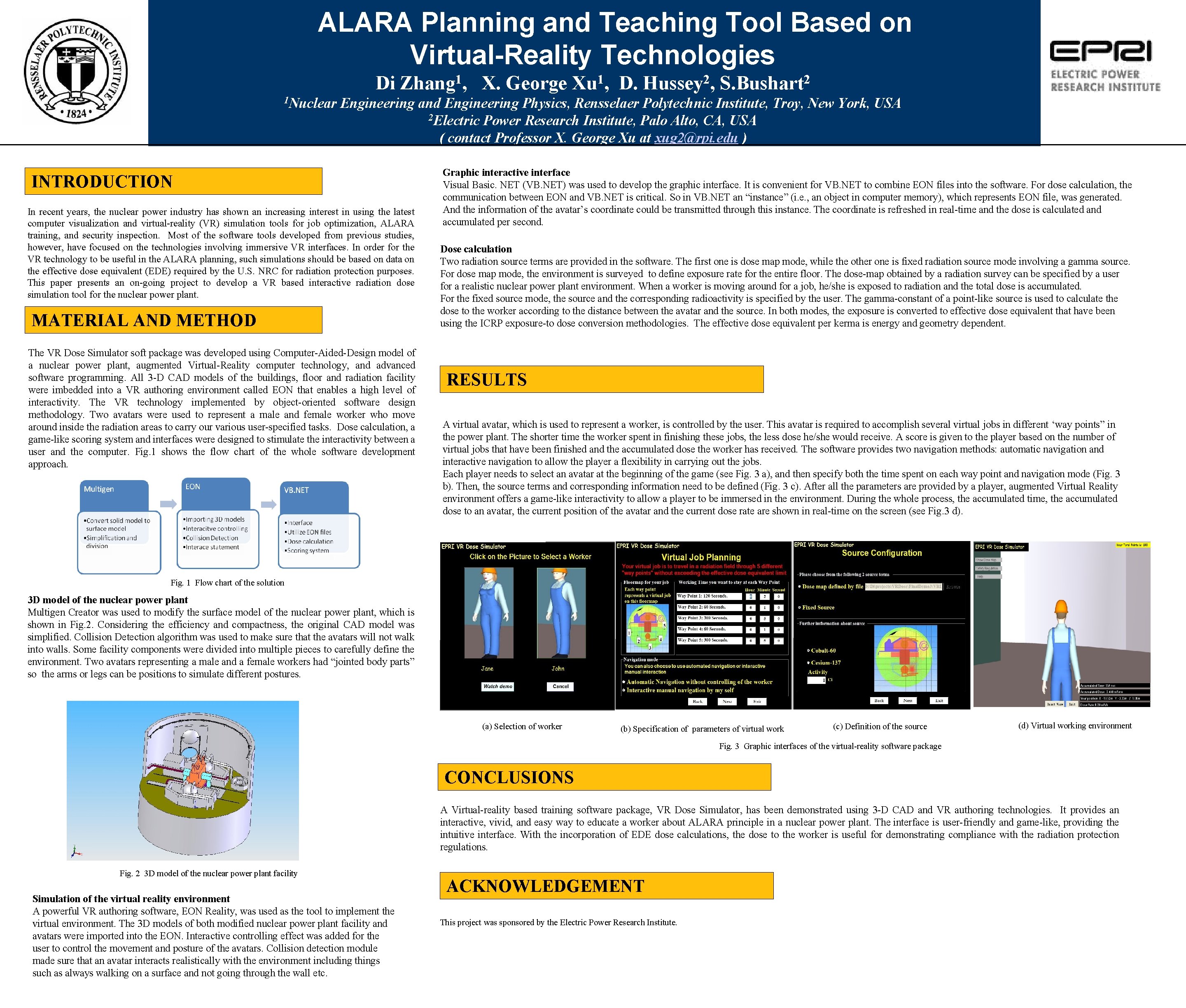 ALARA Planning and Teaching Tool Based on Virtual-Reality Technologies Di 1 Nuclear 1 Zhang