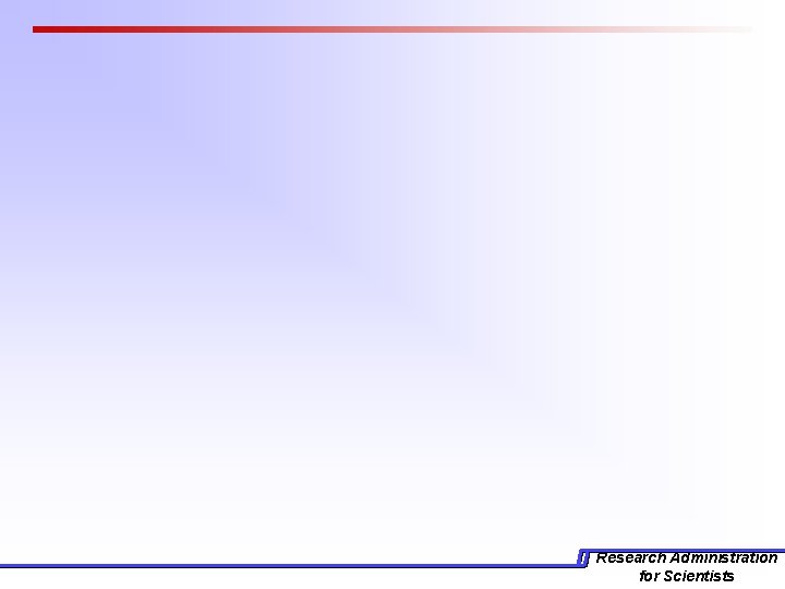 Research Administration for Scientists 