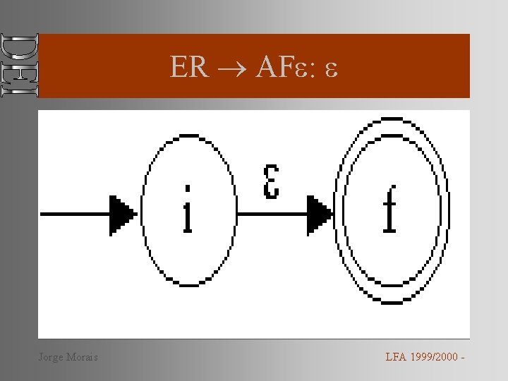 ER AF : Jorge Morais LFA 1999/2000 - 