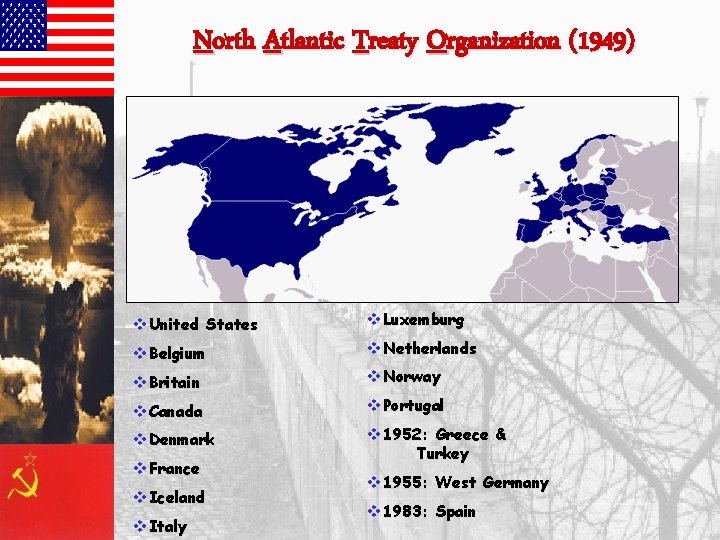 North Atlantic Treaty Organization (1949) v. United States v. Luxemburg v. Belgium v. Netherlands