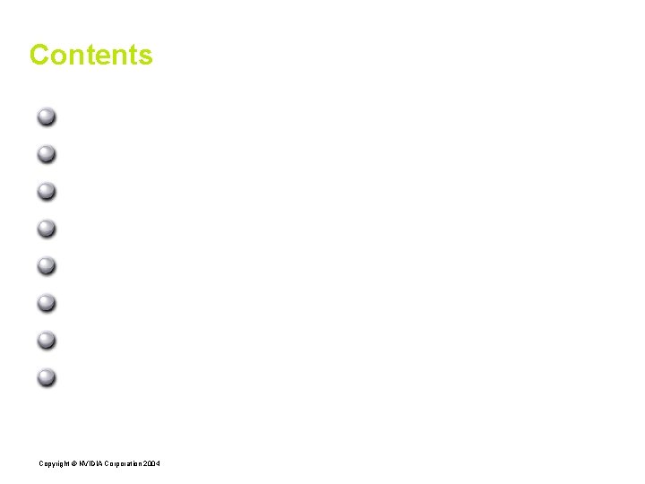 Contents Unified Driver Architecture Driver Components Features Direct-Rendering Client Interaction with X Rendering and