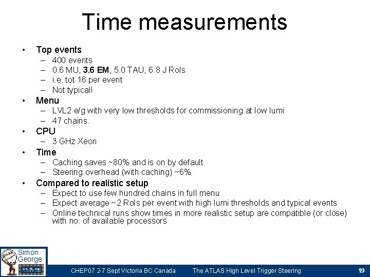 Time measurements • Top events – – • 400 events 0. 6 MU, 3. Time measurements • Top events – – • 400 events 0. 6 MU, 3.