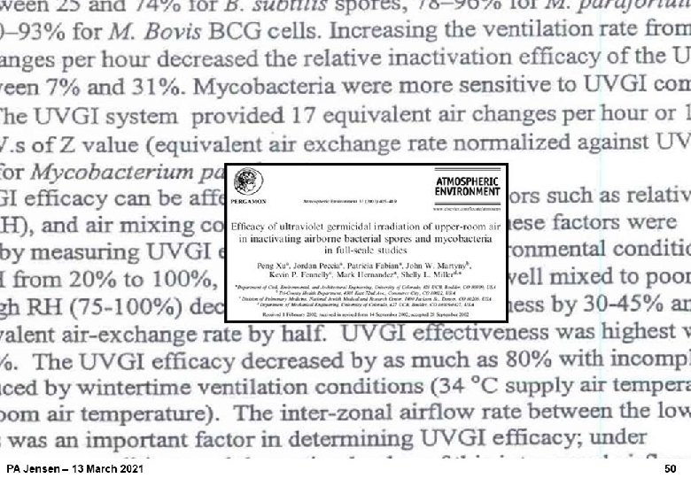 PA Jensen – 13 March 2021 50 