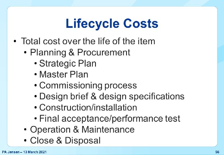PA Jensen – 13 March 2021 56 