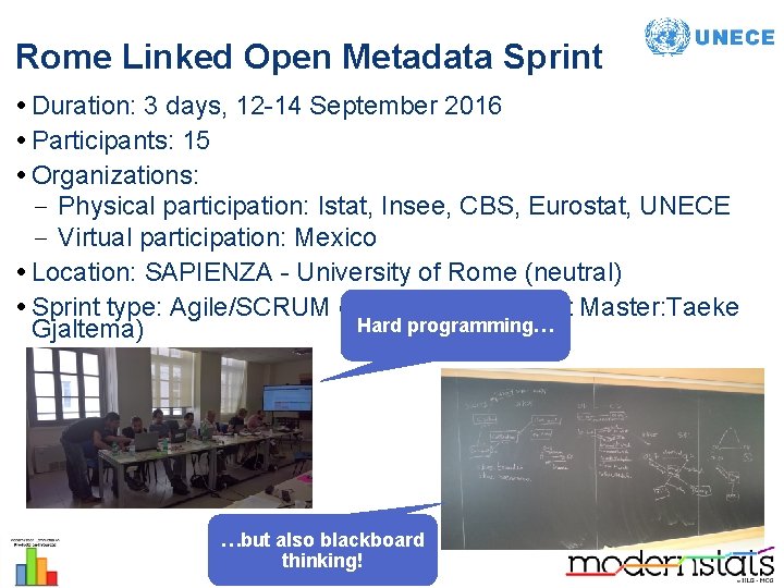 Rome Linked Open Metadata Sprint • Duration: 3 days, 12 -14 September 2016 •
