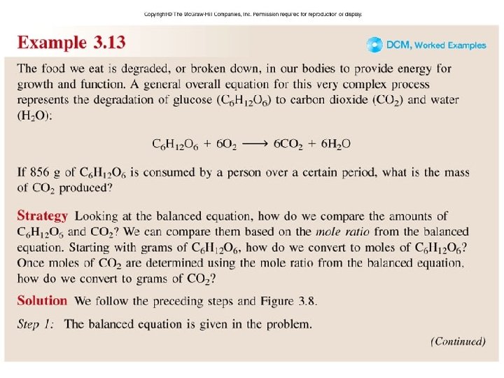 Worked Example 3. 13 a 