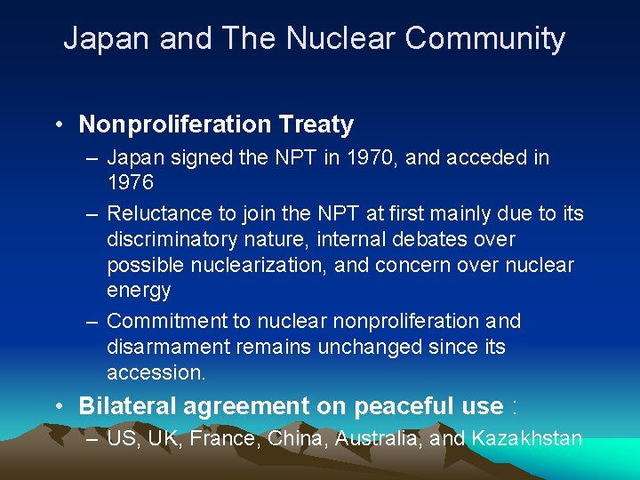 Japans Nuclear Energy Program Japans Basic Nuclear Policy