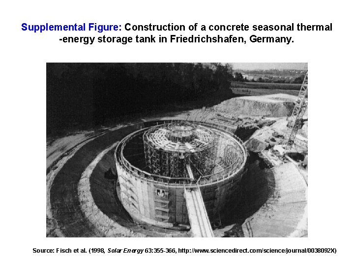 Supplemental Figure: Construction of a concrete seasonal thermal -energy storage tank in Friedrichshafen, Germany.