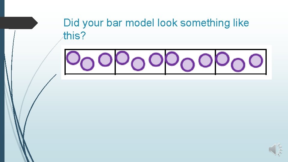 Did your bar model look something like this? 