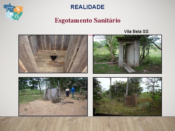 REALIDADE Esgotamento Sanitário Vila Bela SS Trindade 