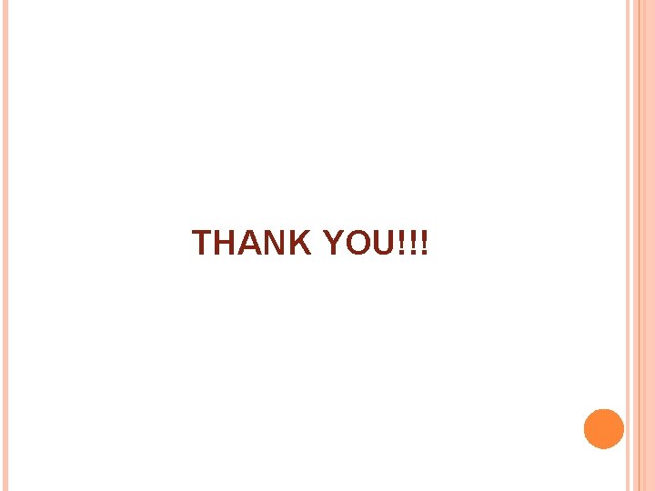 THANK YOU!!! THANK YOU!!!