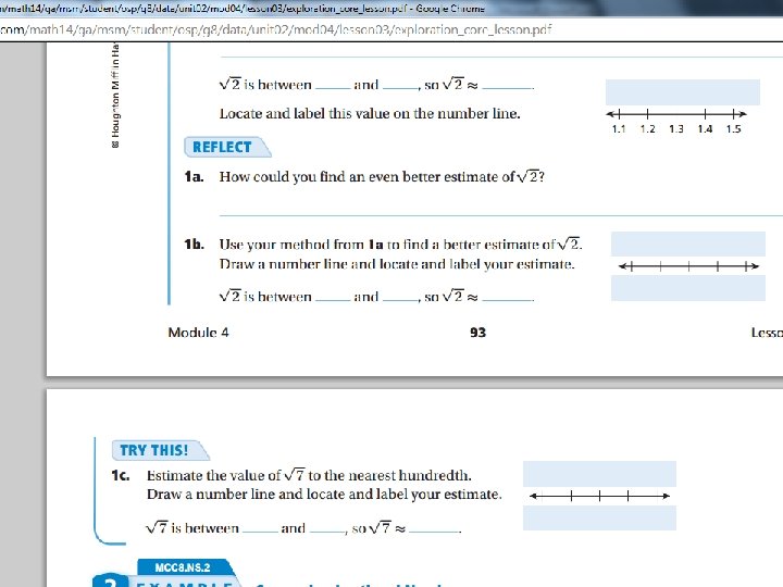 Estimating Square Roots 