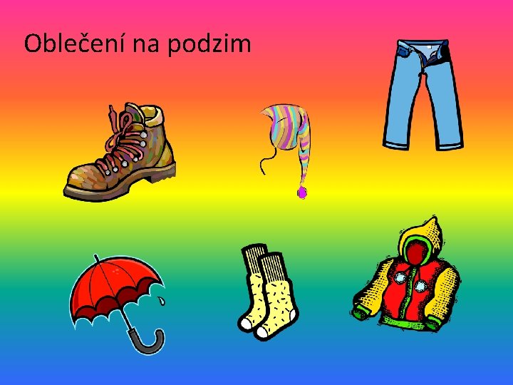 Oblečení na podzim 