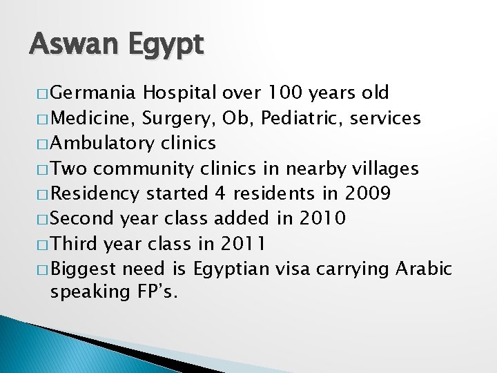 Aswan Egypt � Germania Hospital over 100 years old � Medicine, Surgery, Ob, Pediatric,