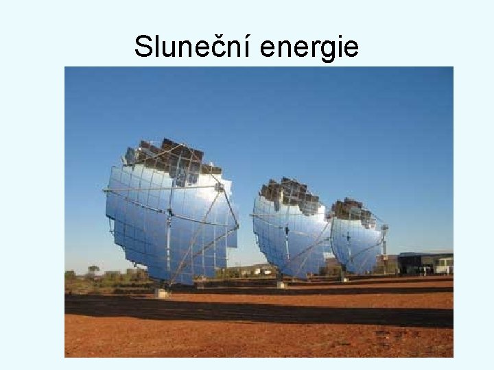 Sluneční energie 