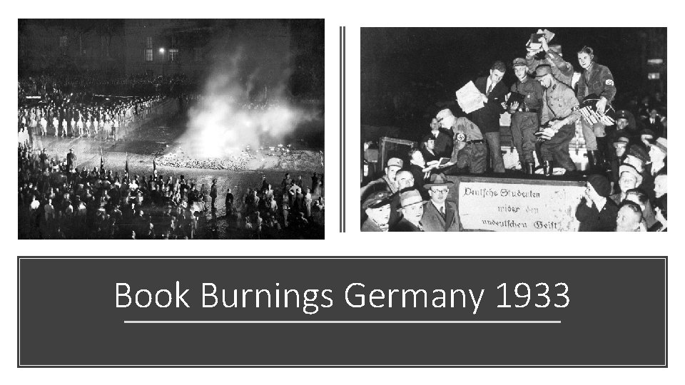 Book Burnings Germany 1933 