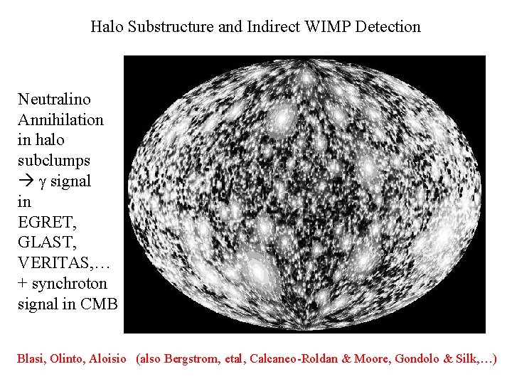 Halo Substructure and Indirect WIMP Detection Neutralino Annihilation in halo subclumps signal in EGRET,
