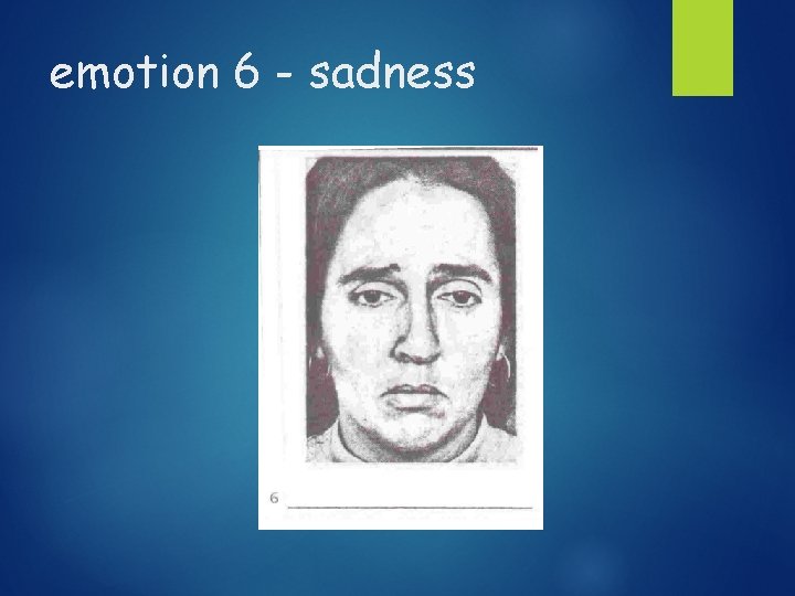 emotion 6 - sadness 