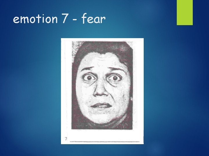 emotion 7 - fear 