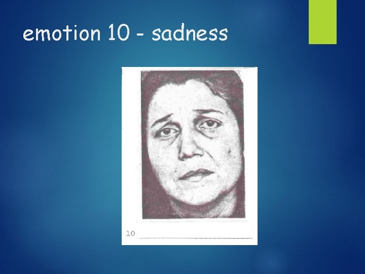 emotion 10 - sadness 