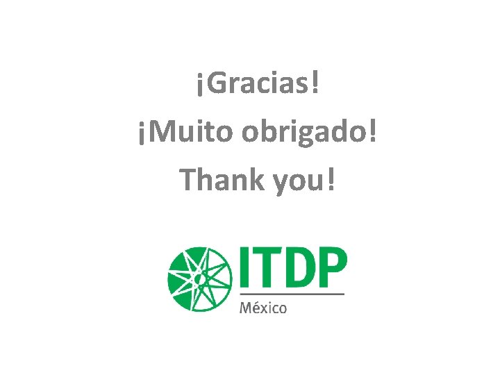 ¡Gracias! ¡Muito obrigado! Thank you! 