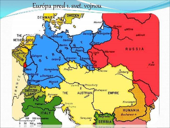 Európa pred 1. svet. vojnou 