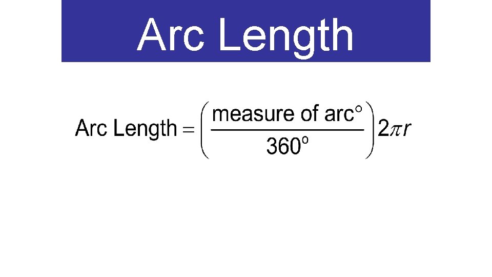Arc Length 
